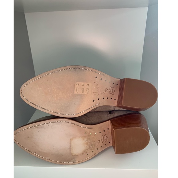 JOIE Western Style Suede Booties Size 7 - Picture 8 of 13